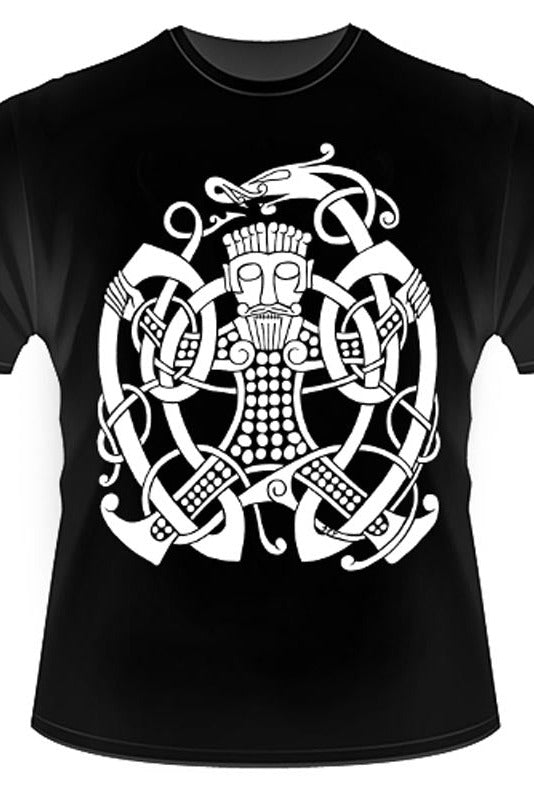 Wikinger T-Shirt Gefangener Loki schwarz