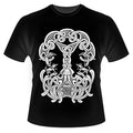 Wikinger T-Shirt Odin mit Runen schwarz