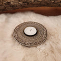 Wikinger Teelichthalter Ornament - handbemalt
