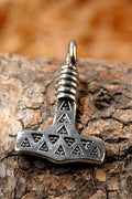Viking Thor's Hammer Falster in Silver - Replica