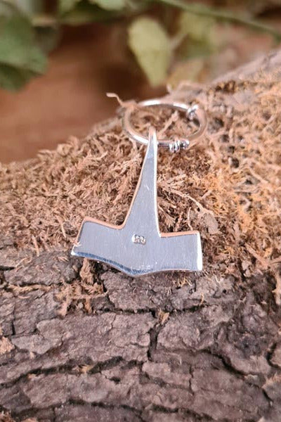 Viking Thor's Hammer Hedeby in silver - Replica