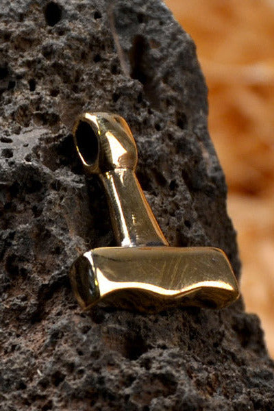 Viking Thor's Hammer Sejro made of Bronze - Replica