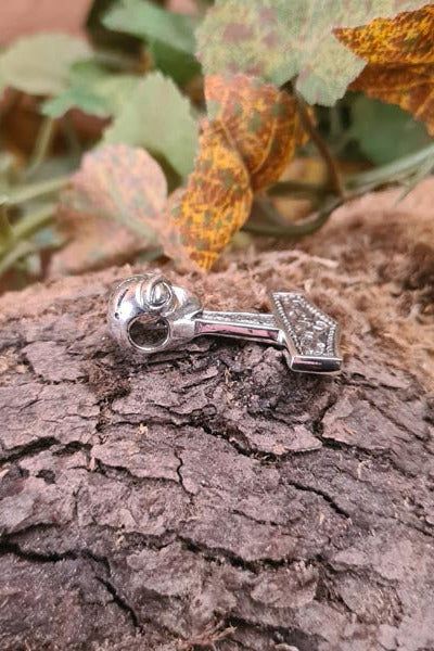 Viking Thor's Hammer Denmark in silver - replica