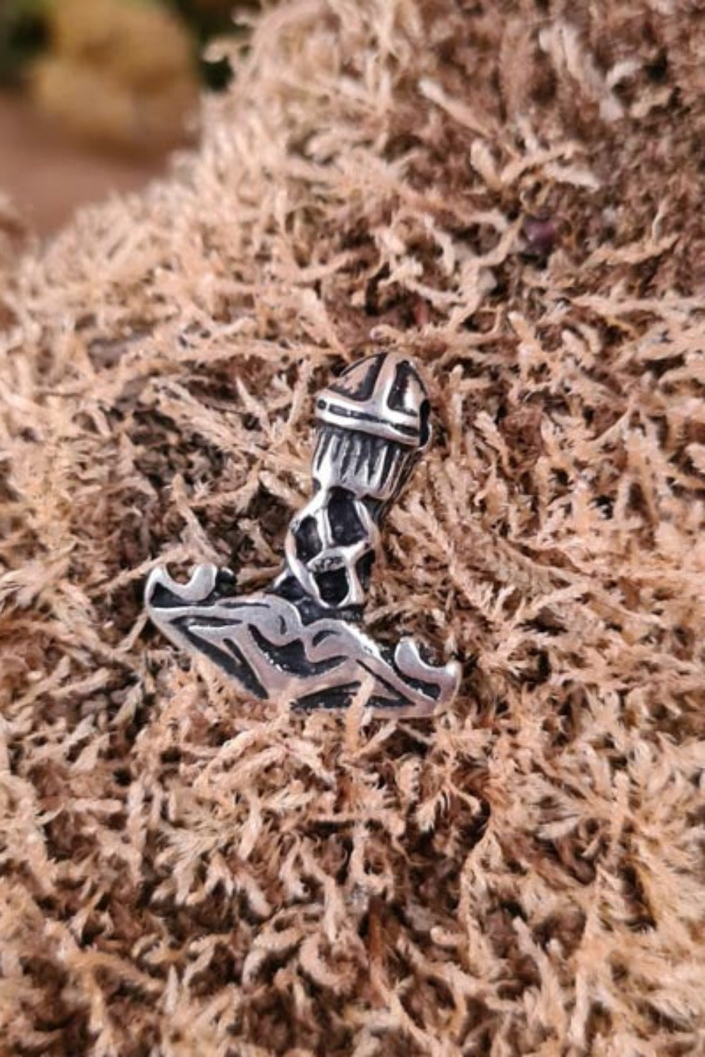 Viking Thor's Hammer Ragi in Silver