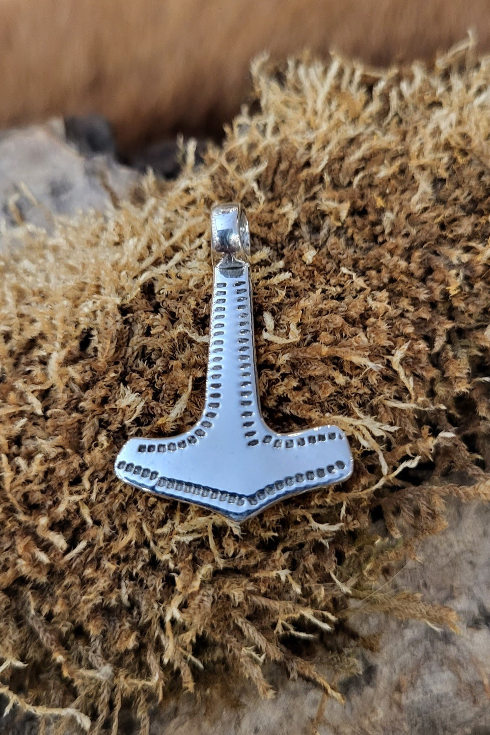 Wikinger Thorshammer Rügen aus Silber- Replik