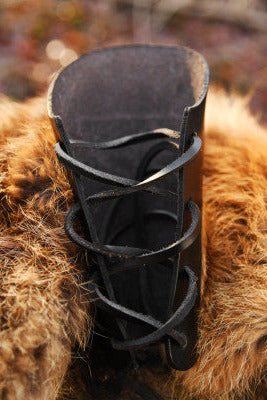 Viking Arm Cuff Thor's Hammer Leather