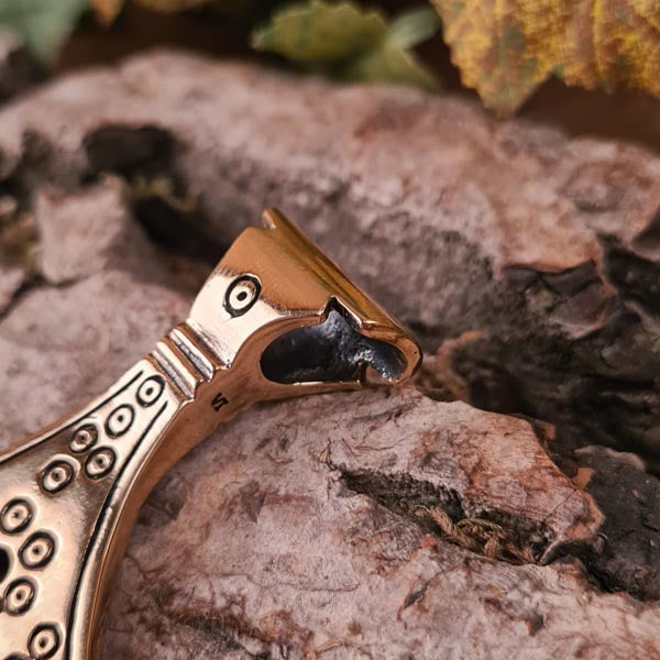 Wikinger Amulett Axt von Rinkaby aus Bronze - Replik