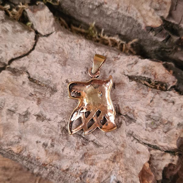 Wikinger Amulett Fenriswolf aus Bronze