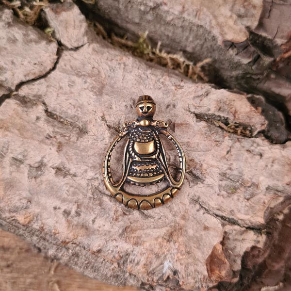 Wikinger Amulett Freya von Aska aus Bronze - Replik