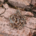 Wikinger Amulett Haithabu im Borre-Stil aus Bronze - Replik