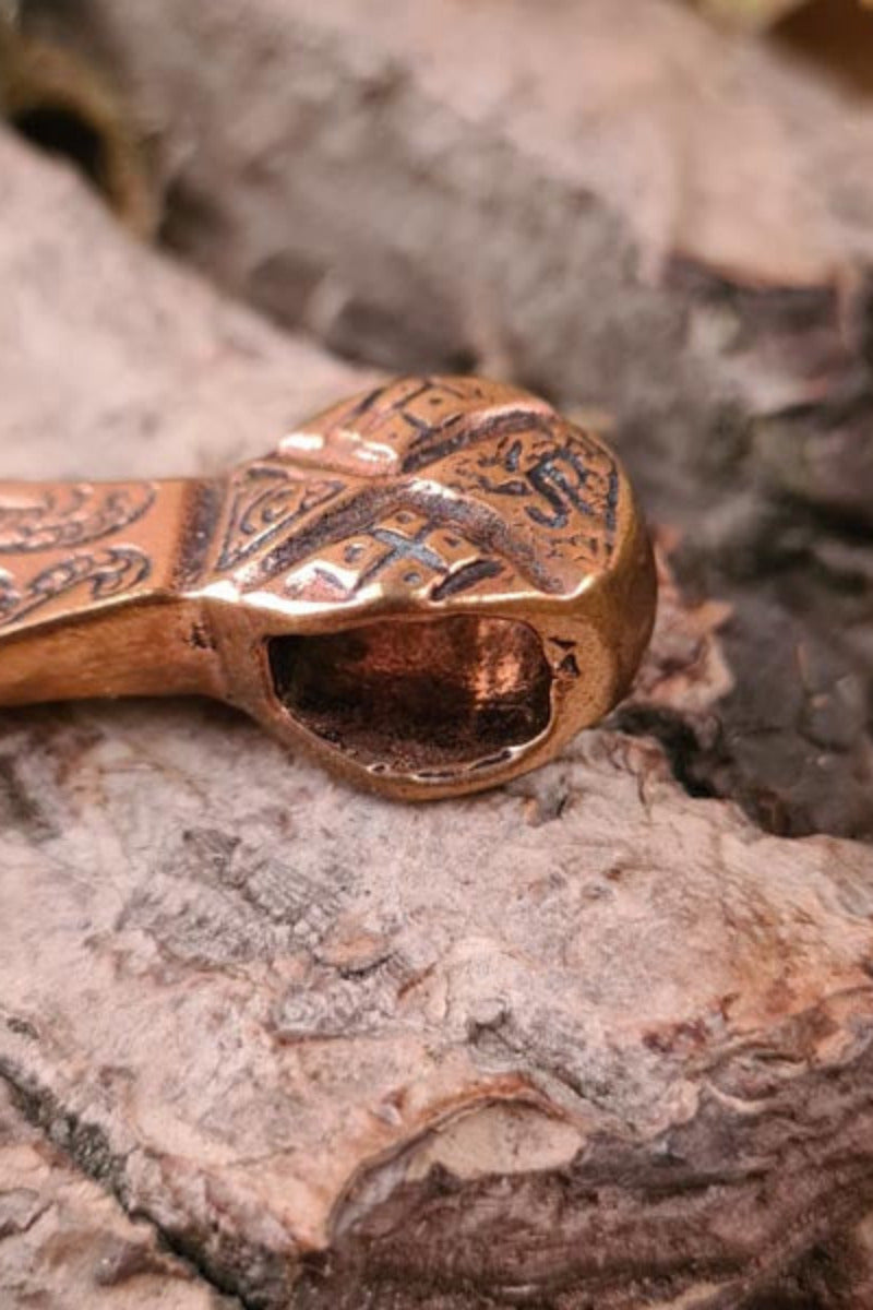 Viking Amulet Mammen Axe in Mammen Style made of Bronze