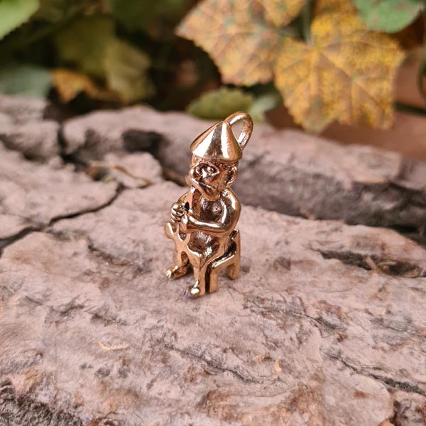 Wikinger Amulett Thor auf Thron - Replik