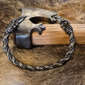 Wikinger Armreif Hugin aus Edelstahl