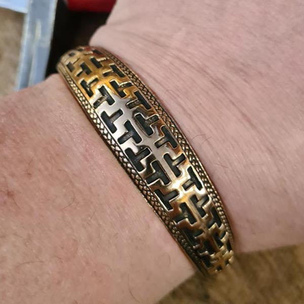 Wikinger Armreif Thor aus Bronze
