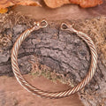Viking Bracelet Wolf Heads Bronze