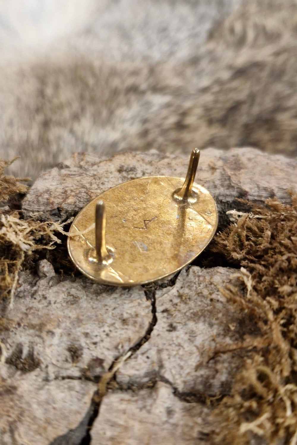Viking Pommel/End Piece in Mammen Style, Bronze, for DIY Knife Making