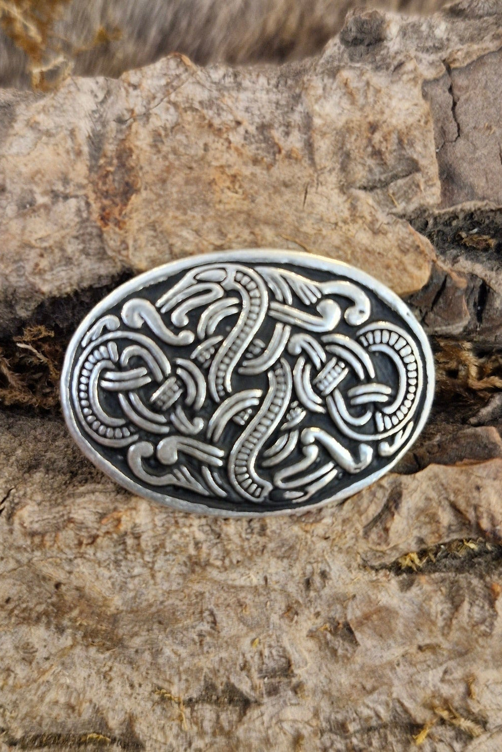 Viking Pommel/End Piece in Mammen Style, Bronze, for DIY Knife Making