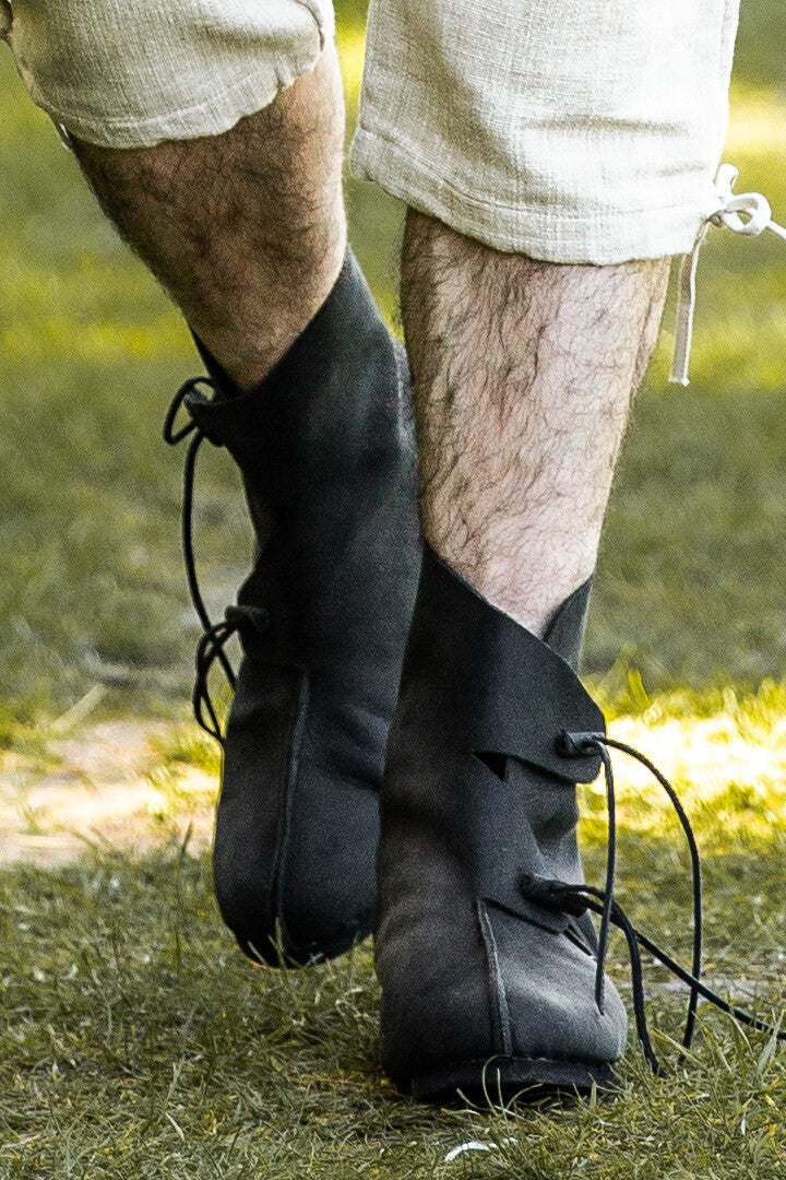 Viking Ankle Boots Ragnar made of Nubuck Leather