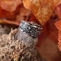 Viking Splendor Ring Geri and Freki made of Silver