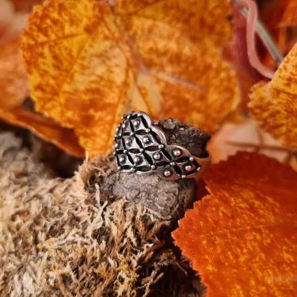 Wikinger Prunkring aus Silber