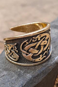 Viking Dragon Ring made of Bronze
