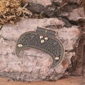 Wikinger Schutzamulett Lunula aus Bronze - Replik