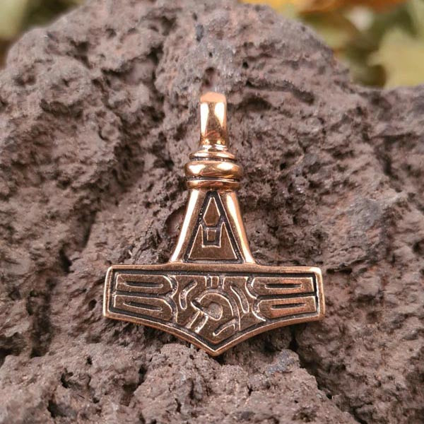 Wikinger Thor Hammer Gotland aus Bronze