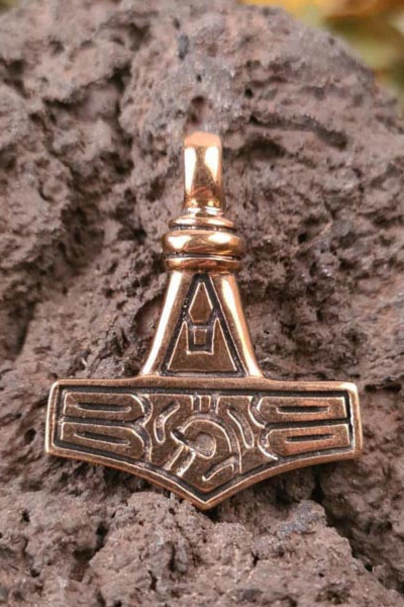 Wikinger Thor Hammer Gotland aus Bronze