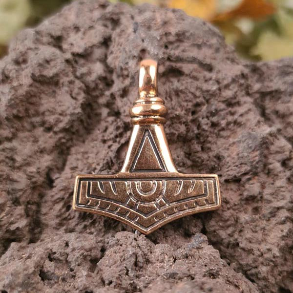 Wikinger Thor Hammer Gotland aus Bronze