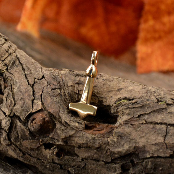 Wikinger Thorhammer Danewerk aus Bronze - Replik