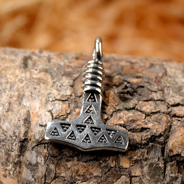 Wikinger Thorhammer Falster aus Silber - Replik