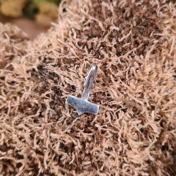 Wikinger Wolfshammer aus Silber