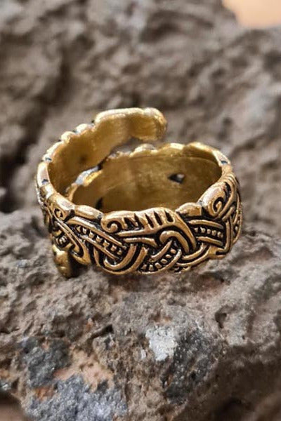 Wikingerring im Mammen-Stil aus Bronze - Replik