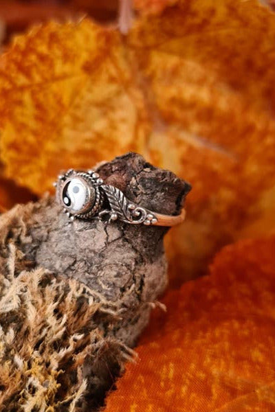 Yin & Yang Ring aus Silber