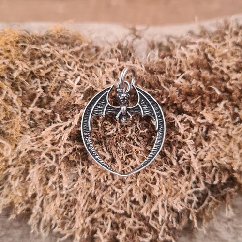 Amulett Fledermaus aus Silber