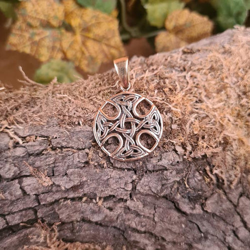 Celtic Cross Amulet made of Bronze