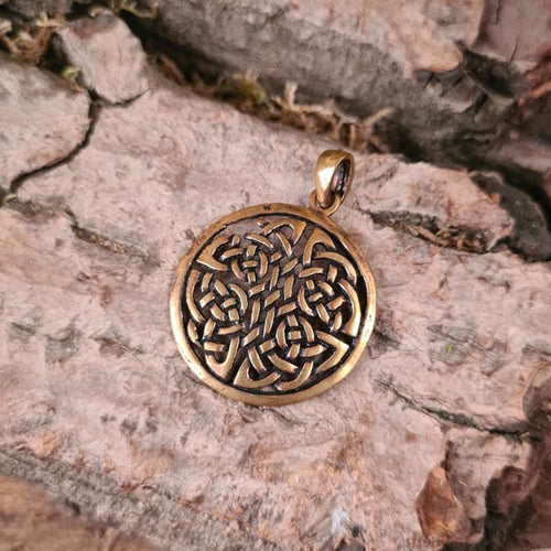 Celtic Shield Amulet made of Bronze