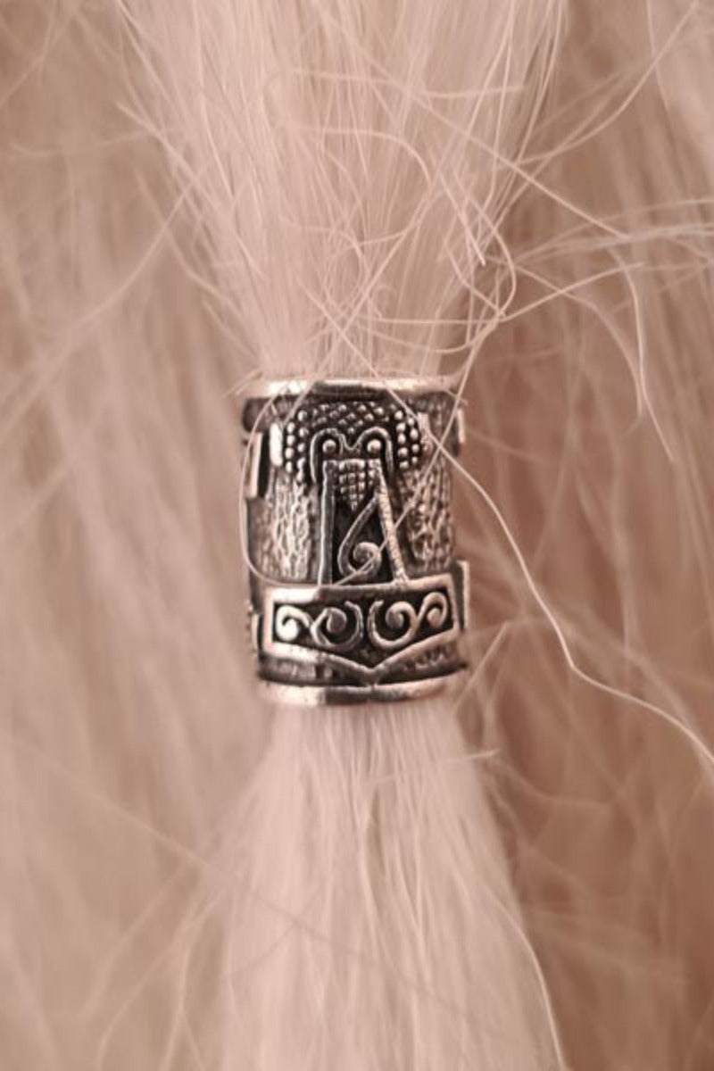 Wikinger Bart & Haarperle Schonenhammer aus Silber