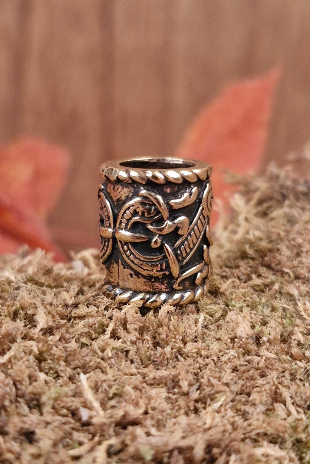 Bart & Haarperle Wikinger Drache im Jelling-Stil aus Bronze