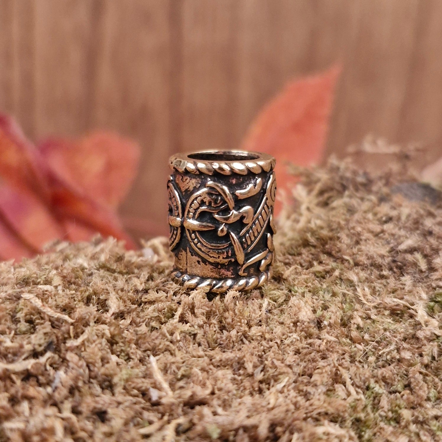 Bart & Haarperle Wikinger Drache im Jelling-Stil aus Bronze