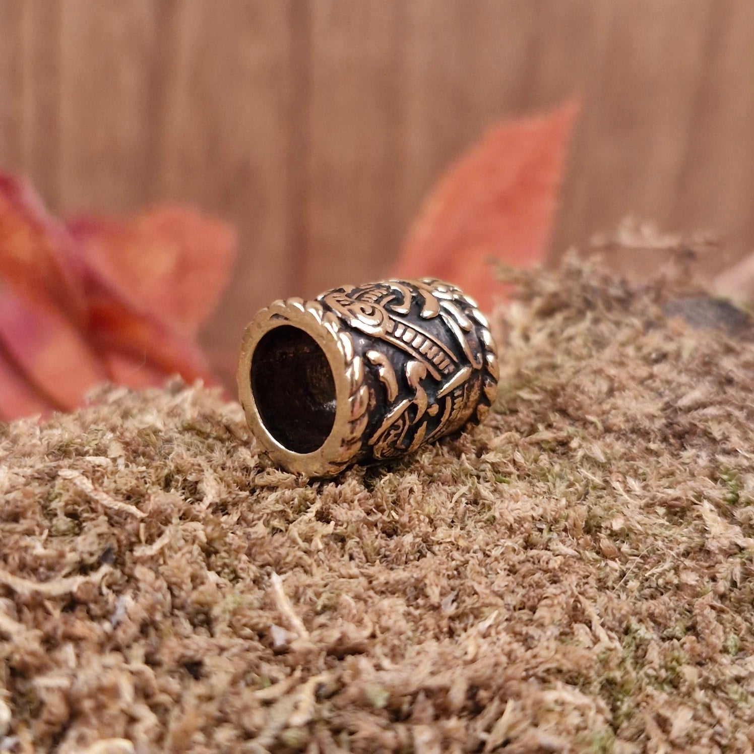 Bart & Haarperle Wikinger Drache im Jelling-Stil aus Bronze
