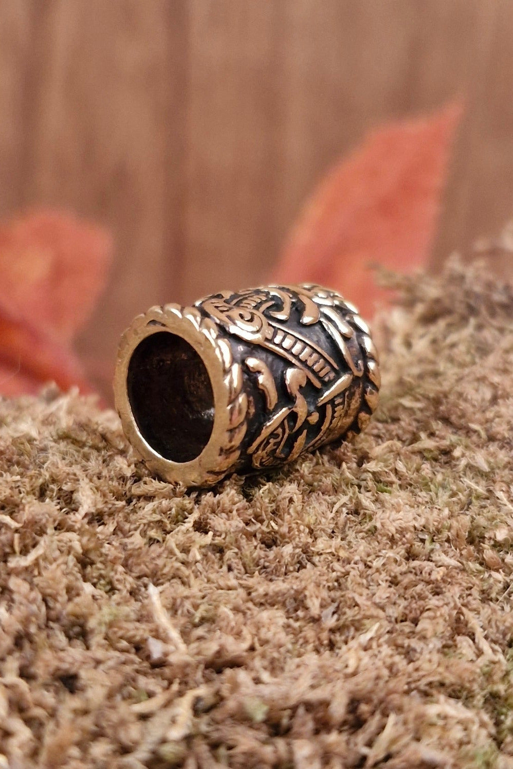 Bart & Haarperle Wikinger Drache im Jelling-Stil aus Bronze