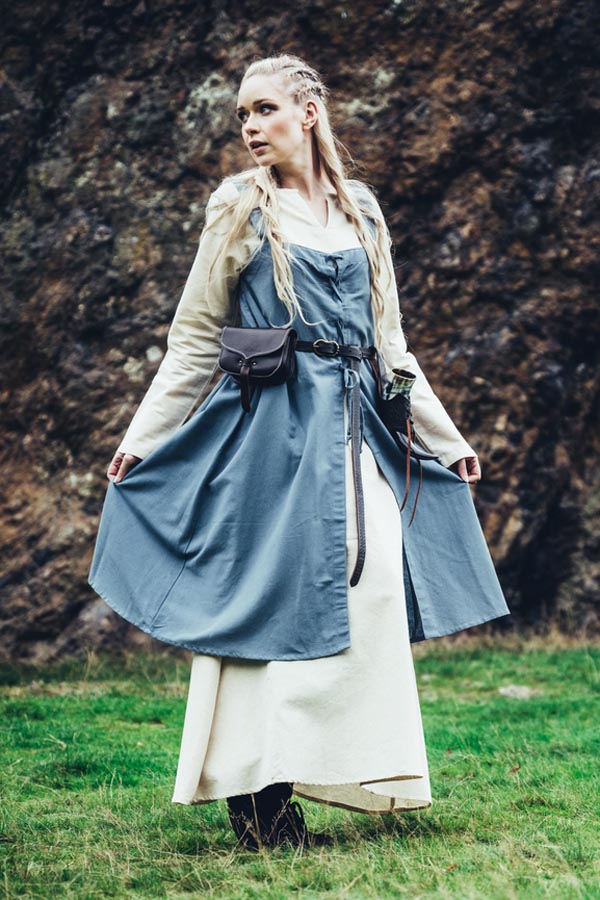 Überkleid Wikinger mit Schnürung