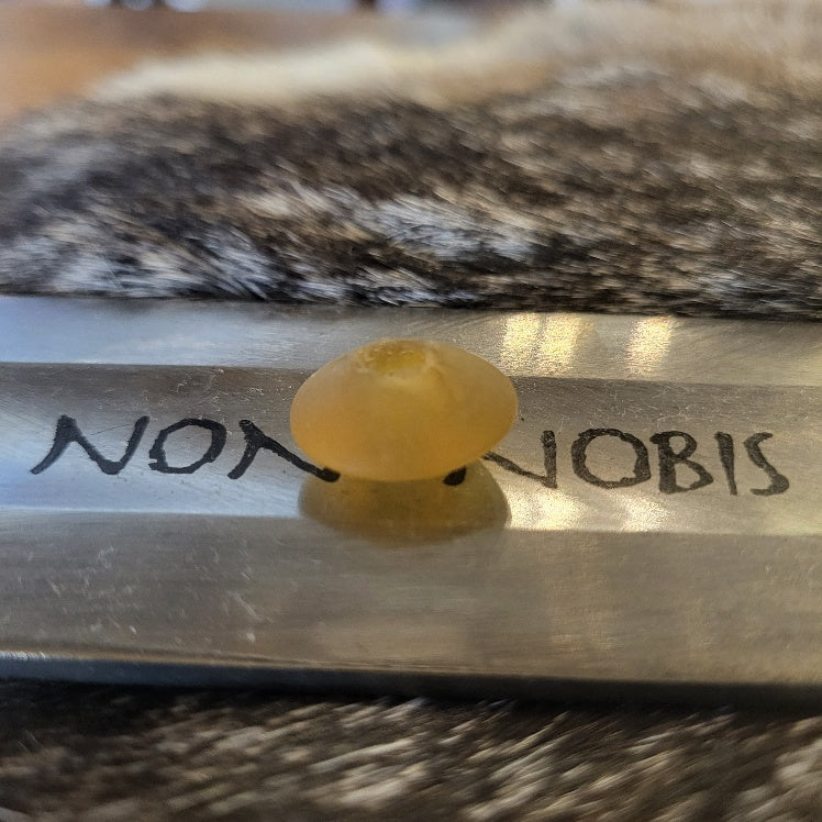 Diskusförmige Mittelalter Glasperle