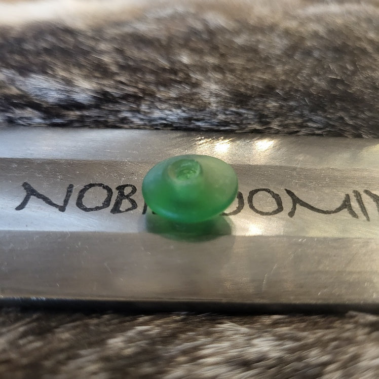 Diskusförmige Mittelalter Glasperle