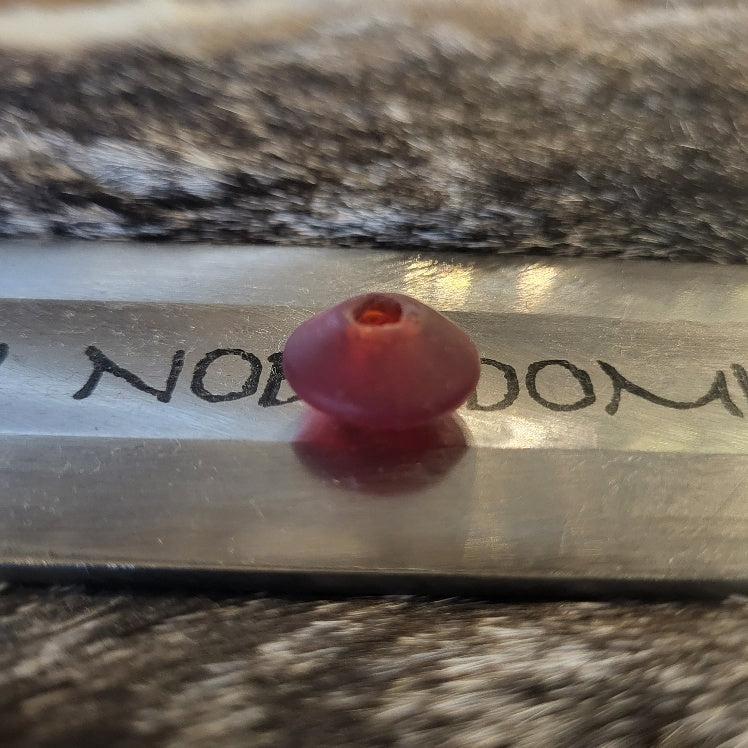 Diskusförmige Mittelalter Glasperle