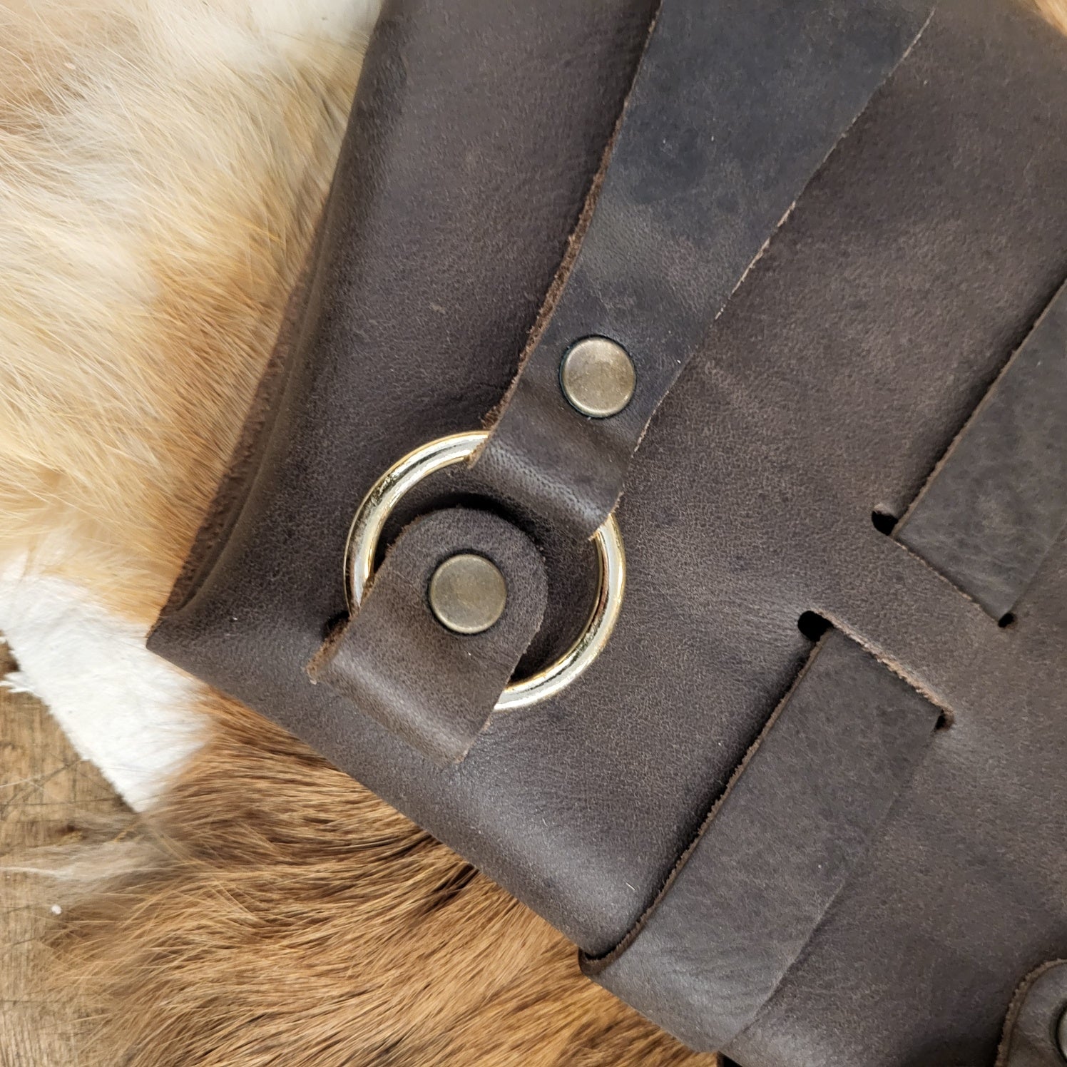 DIY Riemenverbinder/Lederschlaufe aus Rindsleder