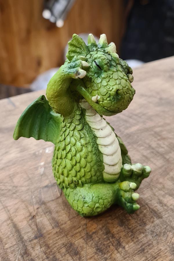 Die drei Weisen Drachen - handbemalt