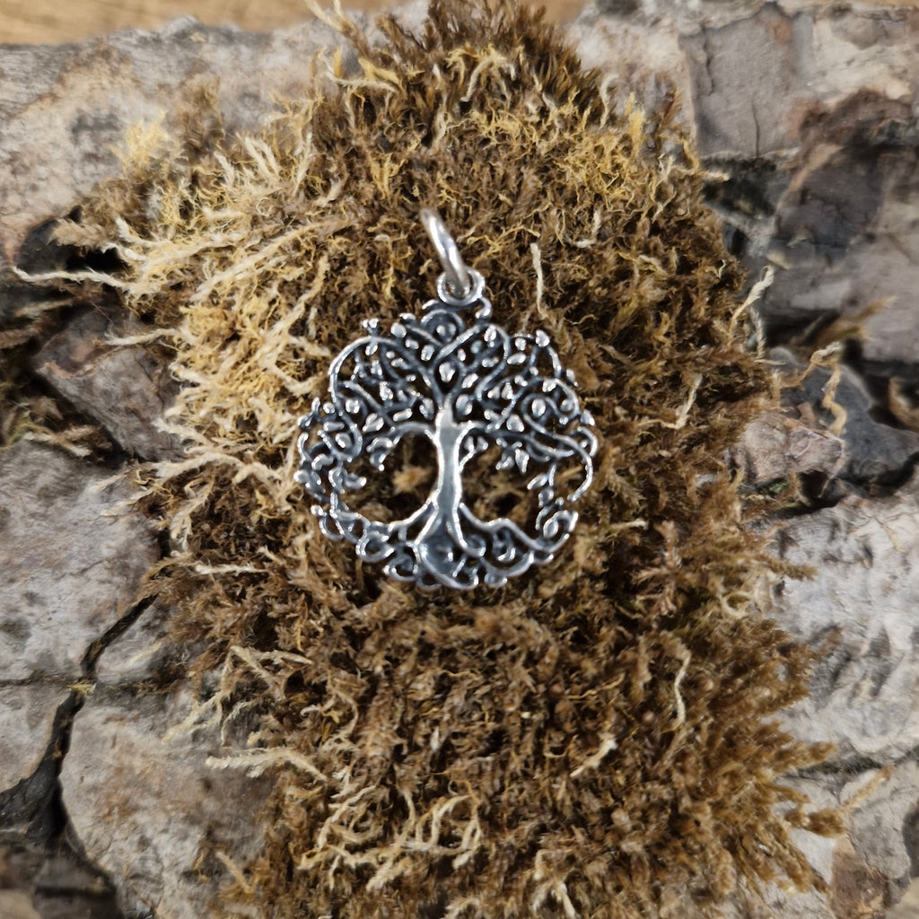 Elfen Amulett Baum des Lebens aus Silber
