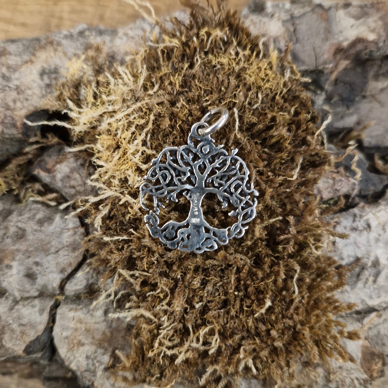 Elfen Amulett Baum des Lebens aus Silber